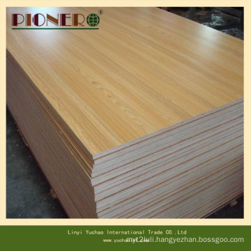 White Melamine Coated Plywood for Modern Kitchen Cabinets